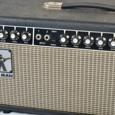 Music Man HD-130 Reverb 2-Channel 130-Watt Guitar Amp Head 1974