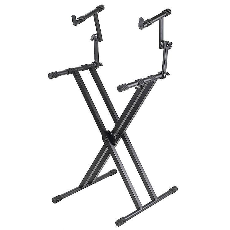 Proline Pl402 – 2-tier Double X-braced Keyboard Stand 