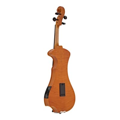 Hidersine HEV2 Electric Violin Outfit w/ Case and Bow - Amber image 4