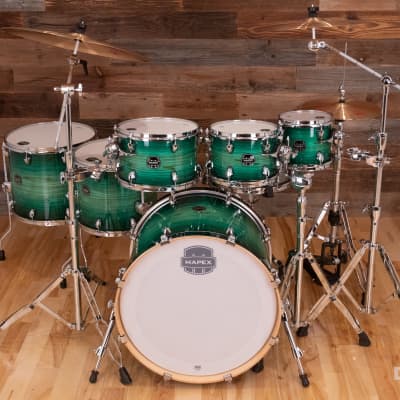 MAPEX ARMORY SPECIAL EDITION 7 PIECE DRUM KIT, EMERALD BURST image 5