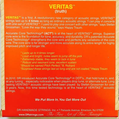 DR Handmade VTA-13 Veritas Phosphor Bronze Acoustic Guitar Strings 13-56 image 2