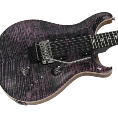 Paul Reed Smith Wood Library Custom 24 Floyd Rose Stained Flame Maple Neck Purple Iris image 1