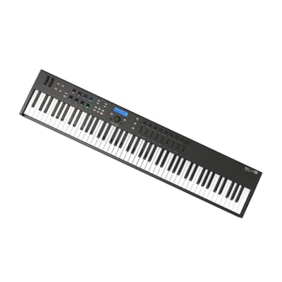Arturia KeyLab Essential 88-Key Keyboard MIDI Controller with Twin-Line LCD Screen, Chord Play Mode and Compatible with All Major Digital Audio Workstation (Black) image 3