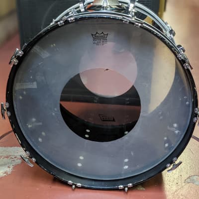 Classic 1970s Ludwig Smoke Vistalite 14 x 22" Bass Drum - Looks Really Good - In Your Face Tone! image 7