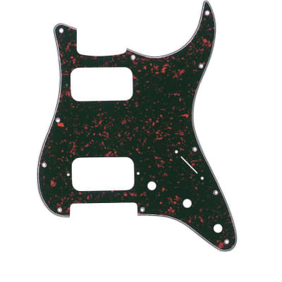 Genuine Fender Modern Pickguard, H/H Stratocaster, 11-Hole - Tortoise Shell image 2