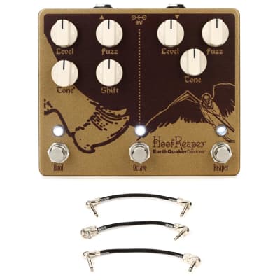 EarthQuaker Devices Hoof Reaper Double Fuzz with Octave Up V2 | Reverb