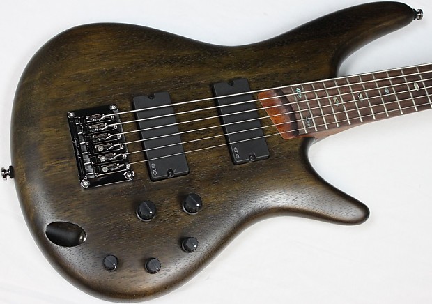 Ibanez SRC6 Crossover 6 String Electric Bass Flat Walnut Demo Model 34550