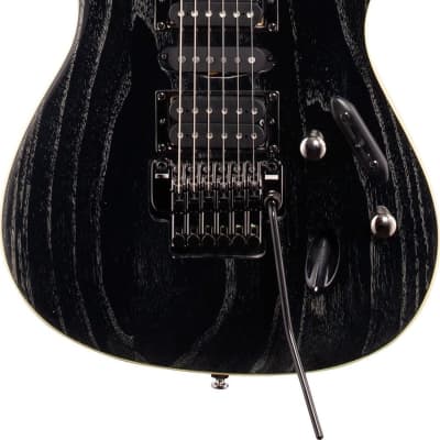 Ibanez S570AH S Standard Series Electric Guitar, Silver Wave Black image 2