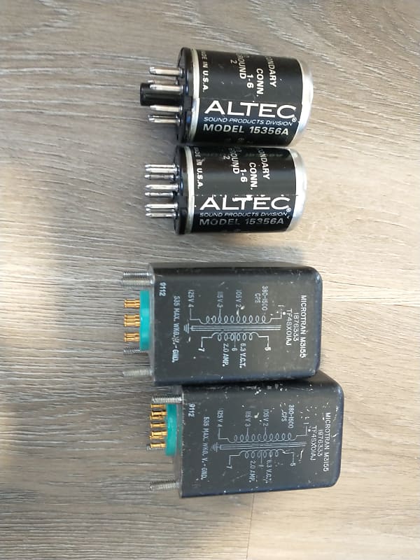 Line transformers - ALTEC 15356A and MICROTRAN M3155