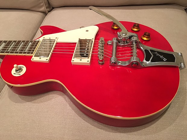 Epiphone Les Paul Standard With Bigsby Cherry Red