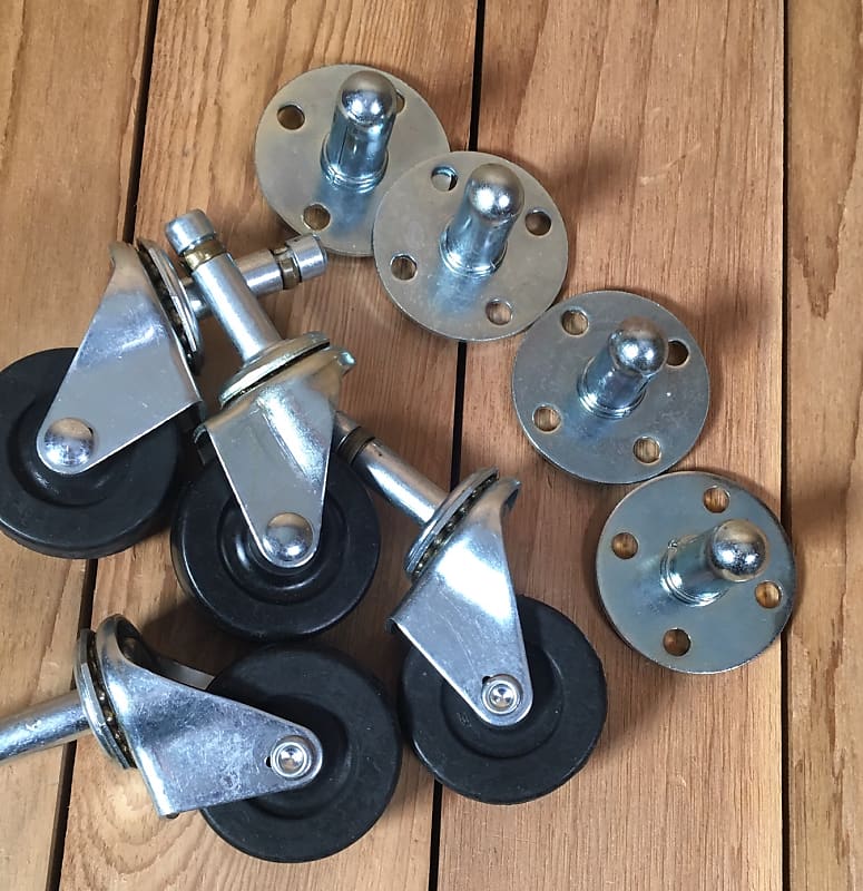 Ernie Ball Set of Pop in Casters Reverb