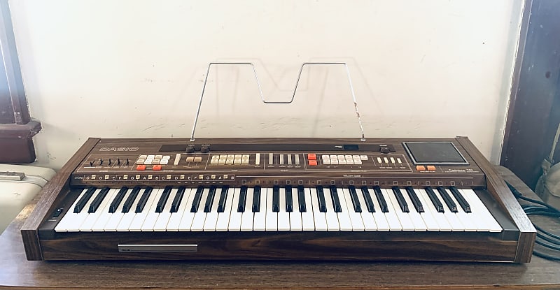Casio CT-701 Casiotone 61-Key Synthesizer 1980s - Natural image 1