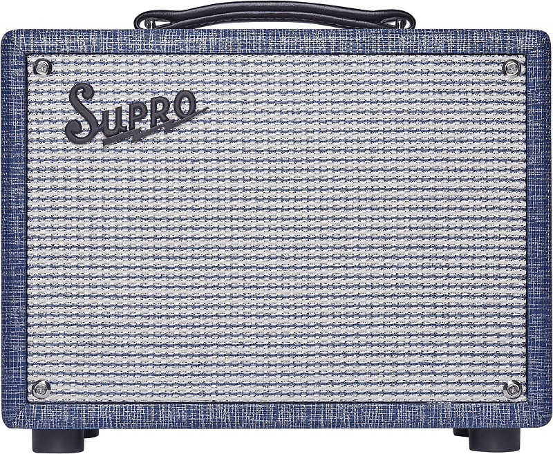 Supro 1605RJ Reverb 5-Watt 1x8 Tube Guitar Combo 2022 Blue Rhino image 1