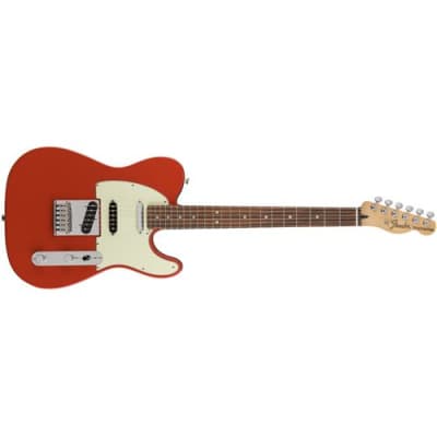 Fender Deluxe Nashville Telecaster Electric Guitar, Pau Ferro Fingerboard, Fiesta Red image 1