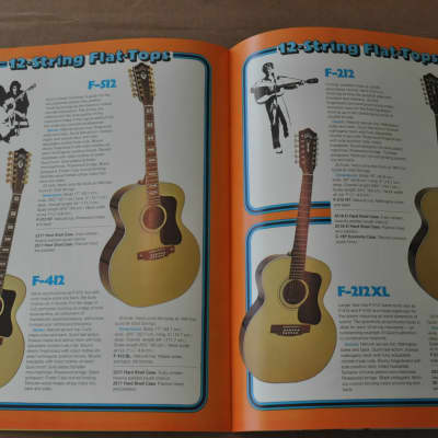 Guild  flat-top and classic guitars vintage catalog booklet brochure. 1976? image 7