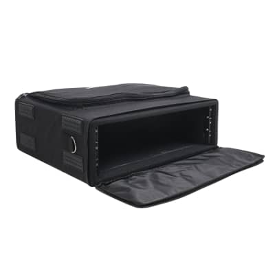 STRB-316B | Portable 3U Rack Bag, Soft Rack Case with 14" Rackable Depth, Plywood Rack Frame, Shoulder Strap, Accessory Pocket image 3