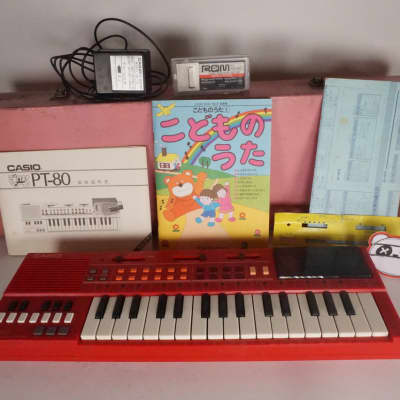 Casio PT-1☆Red☆ビンテージミニシンセサイザー☆昭和レトロ☆日本製 Casio Pt 1 Keyboard | eBay