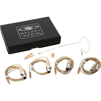 Galaxy Audio ESM8 Omnidirectional Single-Ear Headset Microphone With Four  Mixed Cables Regular