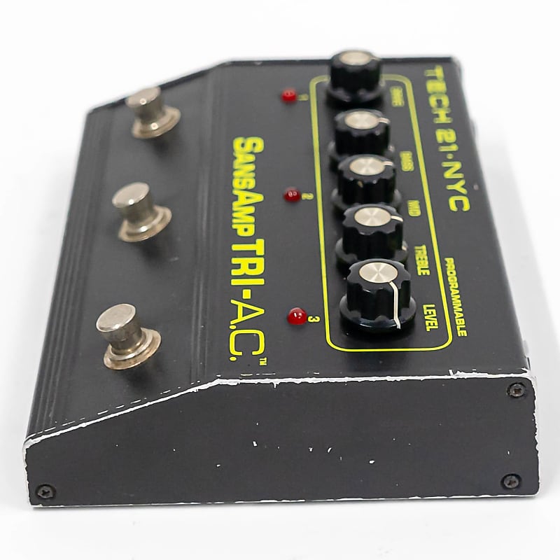 TECH21 テック21 SANSAMP TRI-A.C. プリアンプ Tech21 SansAmp TRI-A.C. Triple Channel Overdrive Pedal | zZounds