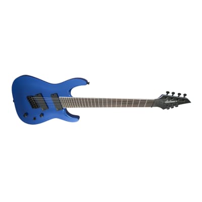Jackson X Series Soloist Arch Top SLAT7 MS 7-String Electric Guitar with Laurel Fingerboard (Right-Handed, Metallic Blue) image 3