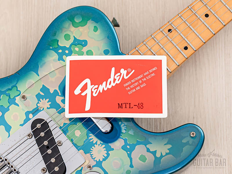1993 Fender Mini Telecaster MTL-42 3/4 Size Guitar Blue