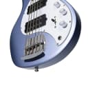 Sterling by Musicman RAY5HH-LBM-R1 5 String Lake Blue Metallic Bass Guitar