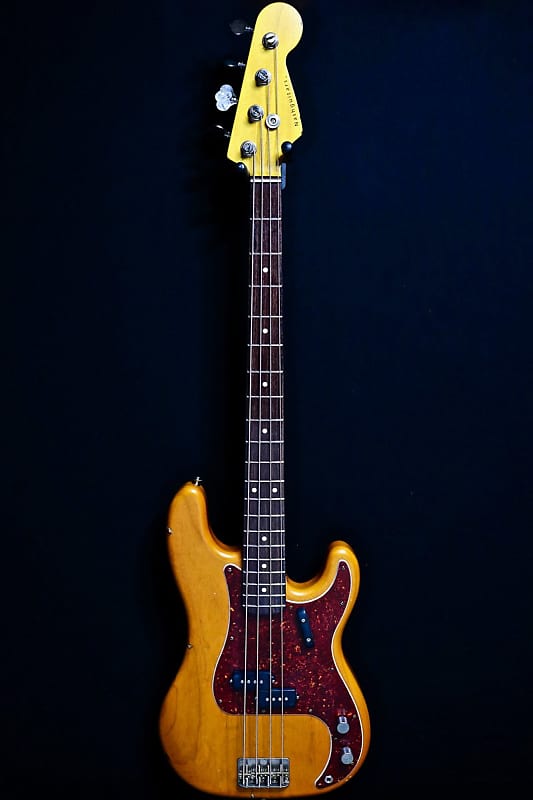 Nash PB-63 Bass Guitar - Trans Amber | Reverb