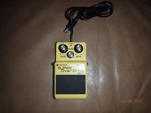Boss SD-1 Super Overdrive Mouse 2017 Yellow | Reverb