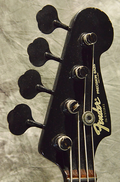Fender Japan Precision Bass PB-555 Black | Reverb