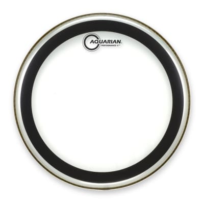 Aquarian 15" Performance II Clear 7/7 Bonded Double Ply Drumhead image 1