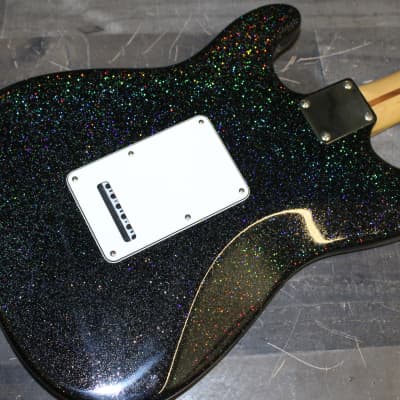 Fender Stratocaster 1988 Custom Shop Holoflake Black Sparkle with original Case! image 8
