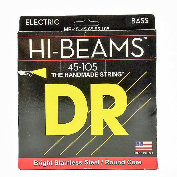 DR MR-45 Hi-Beam Medium Bass Strings image 1