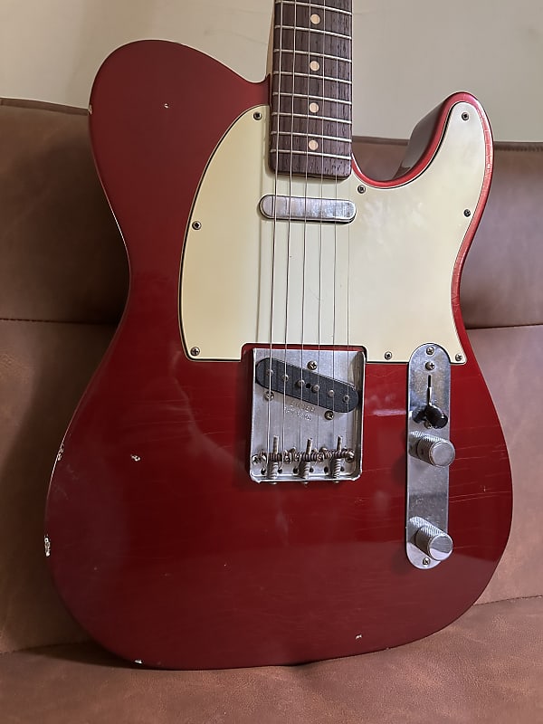 Fender Custom Shop 63 Telecaster Time Machine Light Relic 2002 - Aged Candy Apple Red image 1