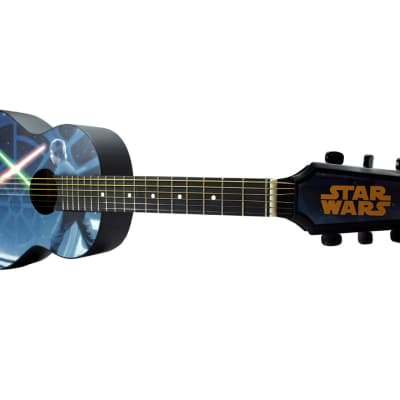 Peavey Star Wars Classic Luke vs. Vader 1/2 Size Student Acoustic 18 Fret First Beginner Guitar image 4