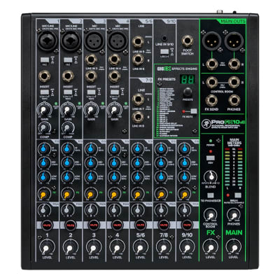 Macki ProFX10v3 Professional 10 Channel Effects Mixer with USB image 2