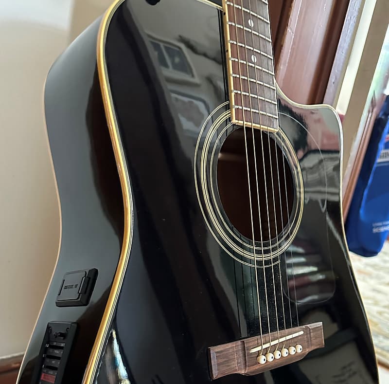 Washburn D-10 CEB 90's - Black | Reverb Washburn D-10 CEB 90's - Black | Reverb