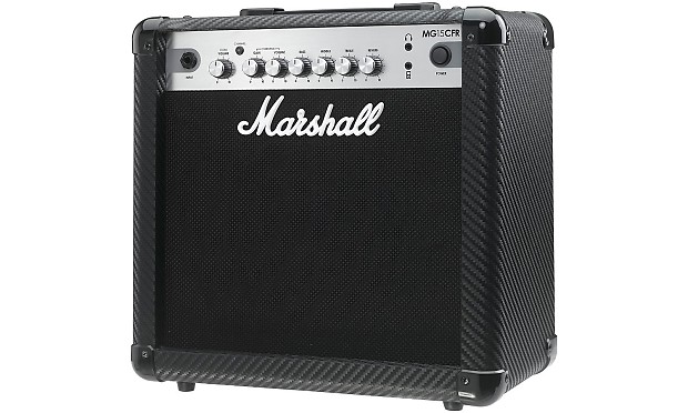Marshall MG Carbon Fiber MG15CFR 2-Channel 15-Watt 1x8" Solid State Guitar Combo 2011 - 2018 image 1