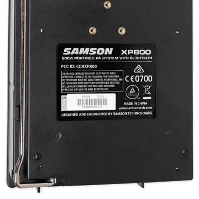 Samson Expedition XP800W 8" Portable PA DJ Speaker System + Rockbar Soundbar image 19
