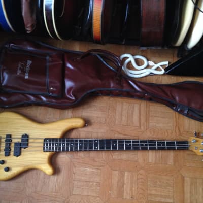80"s 1988 Rockoon with Schaller Bass guitar Japan with original gigbag  Ibanez SR 1000 style image 6