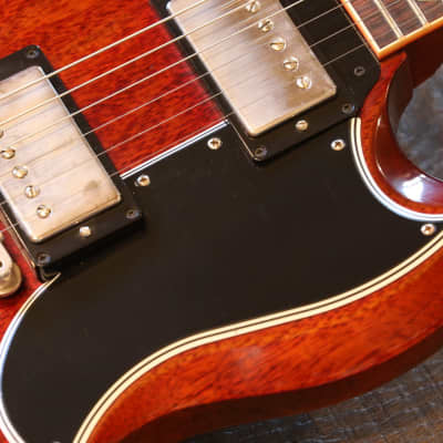 MINTY! 2021 Gibson Custom Shop 60th Anniversary 1961 Les Paul SG Standard Reissue Cherry Red w/ Sideways Vibrola + COA OHSC image 6