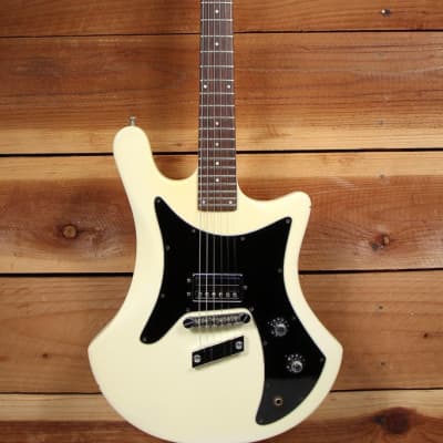 GUILD S60 Rare Vintage SOLID BODY Aged White Mahogany Orig Case + Manual 03430 image 3