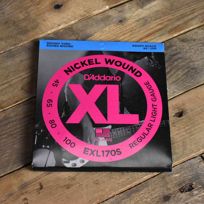 D'Addario EXL170S Short Scale Bass Strings image 1