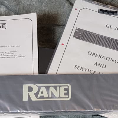 NEW IN BOX Rane GE30 Thirty Band Graphic EQ Equalizer! image 2