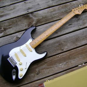 Fender Stratocaster 57 Reissue 1989 Black MIJ Japan Fuji-Gen