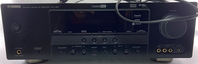 Yamaha RX V361 5.1 Channel 100 Watt AV Receiver w Manual and | Reverb