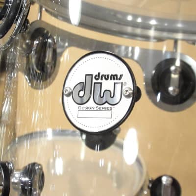 dw Design Series Acrylic 4pc Drum Kit [BD22, FT16, TT12&10] image 3