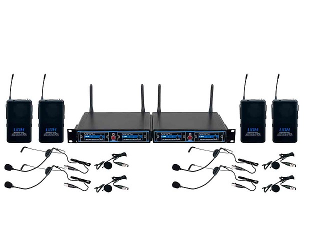 VocoPro UDH-PLAY 4-Channel Wireless Headset Microphone Package image 1