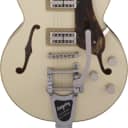 Gretsch G6659T Players Edition Broadkaster Jr. Lotus Ivory Electric Guitar with Hard Case