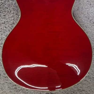 D'Angelico Excel DC Semi-Hollow Body Electric Guitar w/Hard Case, Trans Cherry image 5