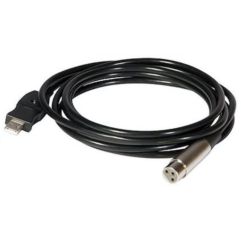 OnStage Microphone to USB Cable Interface 10’ Reverb